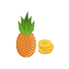Ananas  + 2 Lei 